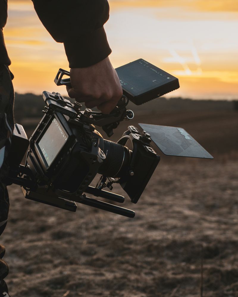 Cameraman aan het werk